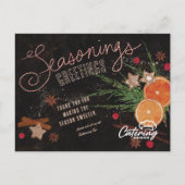 Seizoenen Groetings BedrijfsVakantie Briefkaarten (Voorkant)