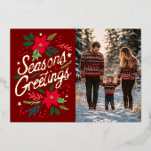 SEIZOENEN GROETJES KERST FEESTDAGEN AANGEPASTE FOT (Voorkant)