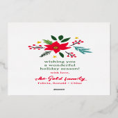 SEIZOENEN GROETJES KERST FEESTDAGEN AANGEPASTE FOT (Achterkant)