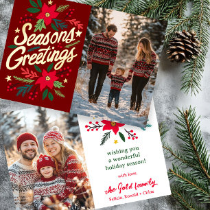 SEIZOENEN GROETJES KERST FEESTDAGEN AANGEPASTE FOT