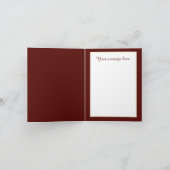 Seizoenen Groetjes Kerst peperkoek bericht Feestdagen Kaart (Binnen)