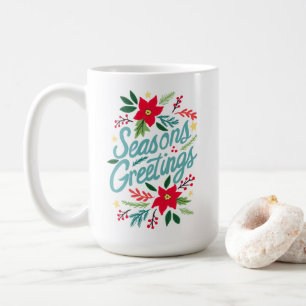 SEIZOENEN GROETJES Schattigee Kerst Feestdagen Bla Koffiemok