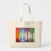 Seizoenen Grote Tote Bag (Voorkant)