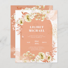 Seizoenen Herfst Aardetoneel Mix Boho Bloemige Bru