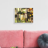 Seizoenen II. Papiersnijden door Therese Kramer Canvas Afdruk (Insitu (Woonkamer))