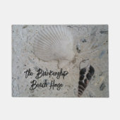 Seizoenen in Concrete Douane Beach House Doormat Deurmat (Voorkant)