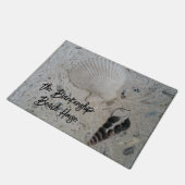 Seizoenen in Concrete Douane Beach House Doormat Deurmat (Schuin)
