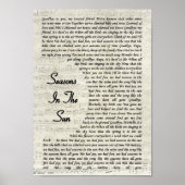 Seizoenen in de  druk van de Zonnezong Poster (Voorkant)