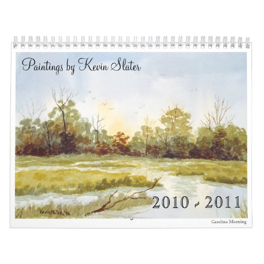 Seizoenen in de Waterverf Kalender (Hoes)