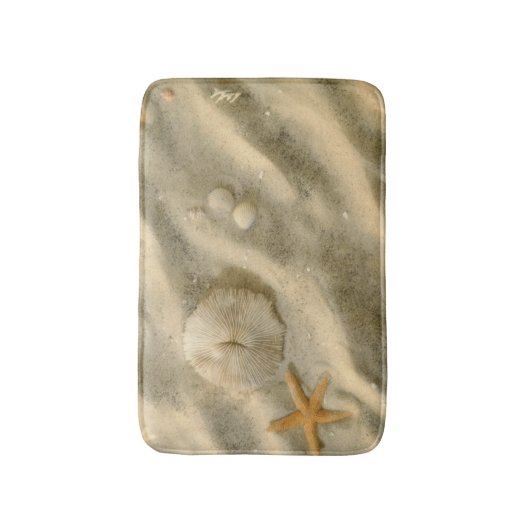 Seizoenen in de zand badmat (Voorkant Verticaal)