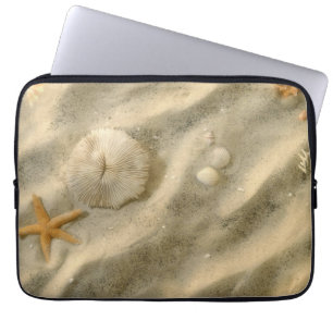 Seizoenen in de zand laptop sleeve