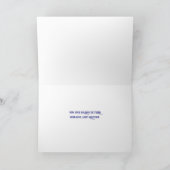 Seizoenen Kerstfeest met kaarsen Kaart (Binnen)