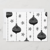 Seizoenen kerstfeestdag foto kaart (Achterkant)