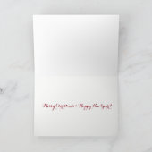 Seizoenen kerstKaart Feestdagen Kaart (Binnen)