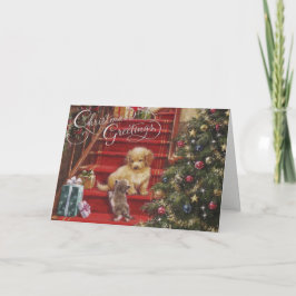 Seizoenen kerstKaart Feestdagen Kaart
