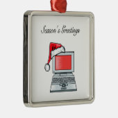 Seizoenen kerstversiering metalen ornament (Rechts)