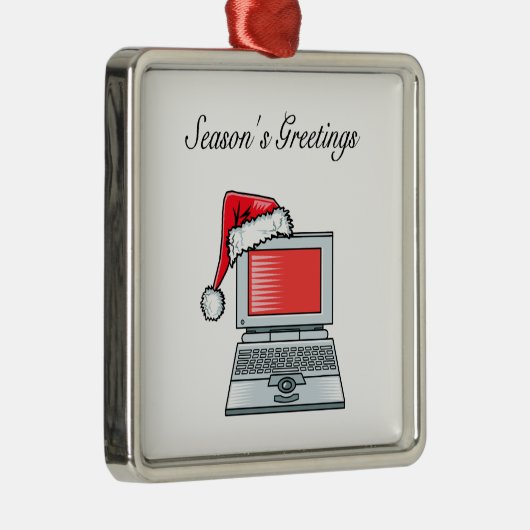 Seizoenen kerstversiering metalen ornament (Rechts)