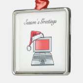 Seizoenen kerstversiering metalen ornament (Links)