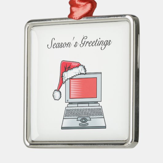 Seizoenen kerstversiering metalen ornament (Links)