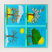 Seizoenen Legpuzzel (Horizontaal)