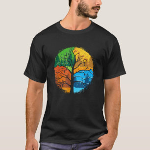 Seizoenen Lente Zomer Herfst en Winter T-shirt