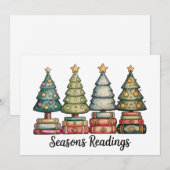 Seizoenen Lezingen Kerstboom Leraar Xmas Feestdagenkaart (Voorkant / Achterkant)
