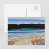 Seizoenen op de kust briefkaart (Voorkant / Achterkant)
