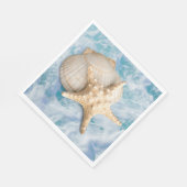 Seizoenen op de strand servet (Hoek)