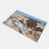 Seizoenen op de strand van Shirley Taylor Deurmat (Schuin)