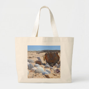 Seizoenen op de strand van Shirley Taylor Grote Tote Bag