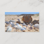 Seizoenen op de strand van Shirley Taylor Visitekaartje (Voorkant)