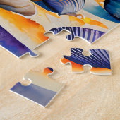 Seizoenen op een kleurrijke achtergrond legpuzzel (Zijkant)