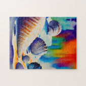 Seizoenen op een kleurrijke achtergrond legpuzzel (Horizontaal)