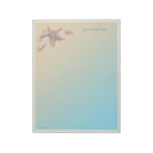 Seizoenen op een strand notitieblok (Linkerzijde)