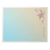 Seizoenen op een strand notitieblok (Voorkant)