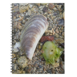 Seizoenen op een strand notitieboek