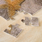 Seizoenen op een witte zandige strandpuzzel legpuzzel (Zijkant)