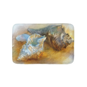 Seizoenen op het strand badmat