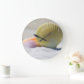 Seizoenen op het strand grote klok (Huis)