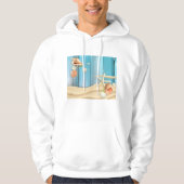 Seizoenen op zand hoodie (Voorkant)
