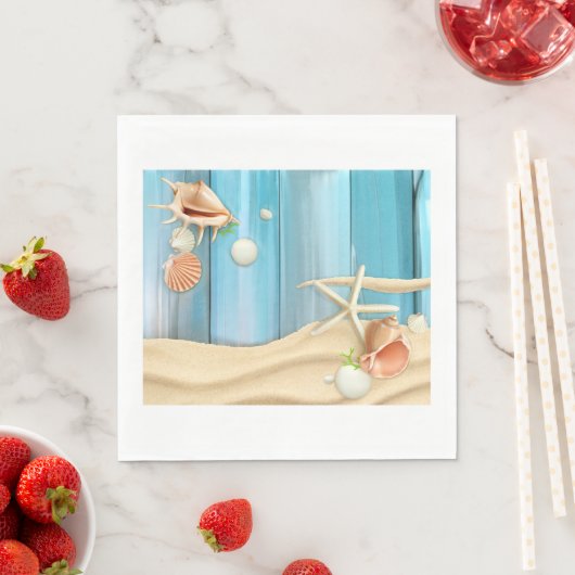 Seizoenen op zand servet (Insitu)