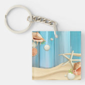 Seizoenen op zand sleutelhanger (Voorkant)