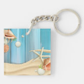 Seizoenen op zand sleutelhanger (Achterkant)