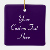 Seizoenen Paars/elke kleurkerstboom Keramisch Ornament (Achterkant)