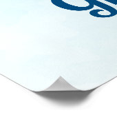 Seizoenen Roze Flamingo in Santa Hat Poster (Hoek)