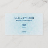 Seizoenen Roze Flamingo in Santa Hat Visitekaartje (Achterkant)