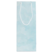 Seizoenen Roze Flamingo in Santa Hat Wijn Cadeautas (Achterkant)