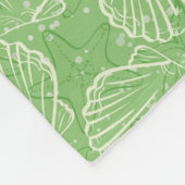 Seizoenen schetsen fleece deken (Hoek)