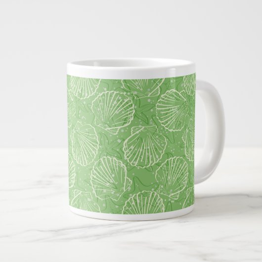 Seizoenen schetsen grote koffiekop (Voorkant rechts)