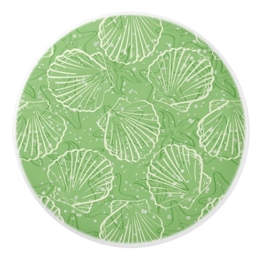 Seizoenen schetsen keramische knop (Voorkant)